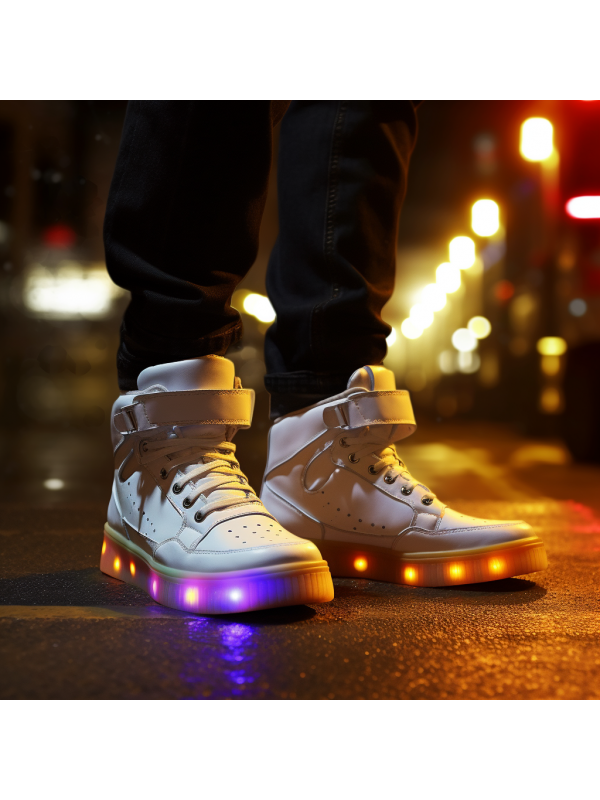 LED Light Multi Color Recharging Lighting Shoes